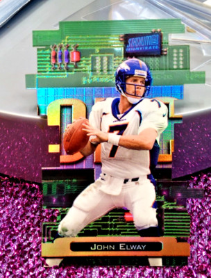 1998 JOHN ELWAY ILLUMINATOR STADIUM CLUB TRIUMVIRATE T18 NRMT-MT OR BET