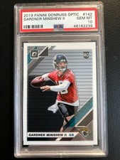 🔥 2019-20 Panini Donruss Optic Gardner Minshew RC Rookie #142 PSA 10 Jaguars 🐆