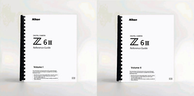 Nikon Z6 III Camera Z 6 iii Reference Manual
