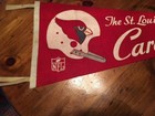 Vintage Mid-late 60's St. Louis Cardinals Football NFL Pennant -Helmet logo — photo 3
