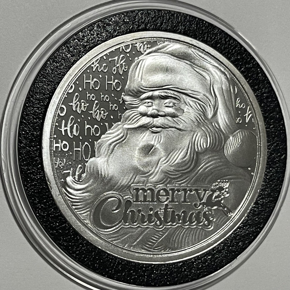 Merry Christmas Santa Claus Collector Coin 1 Troy Oz .999 Fine