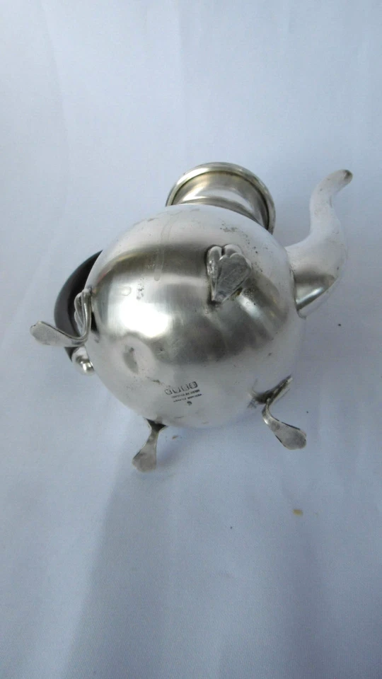 Teiera E Bricco Zucchero IN Metallo Argento - Immagine 4 di 4