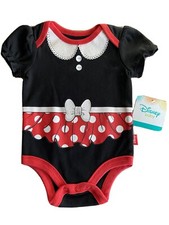 Disney Baby Girls  Minnie Mouse  6-9 Months One-Piece Bodysuit, New With Tags 