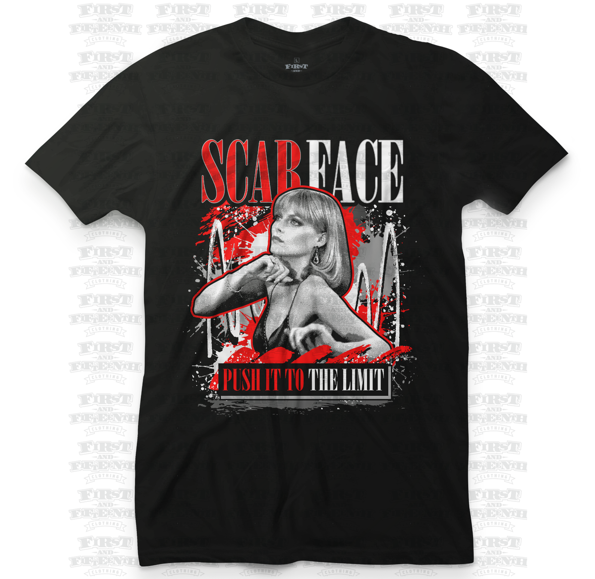 🔥 Scarface Elvira Hancock Tee T-Shirt Black or White 🚚 Free