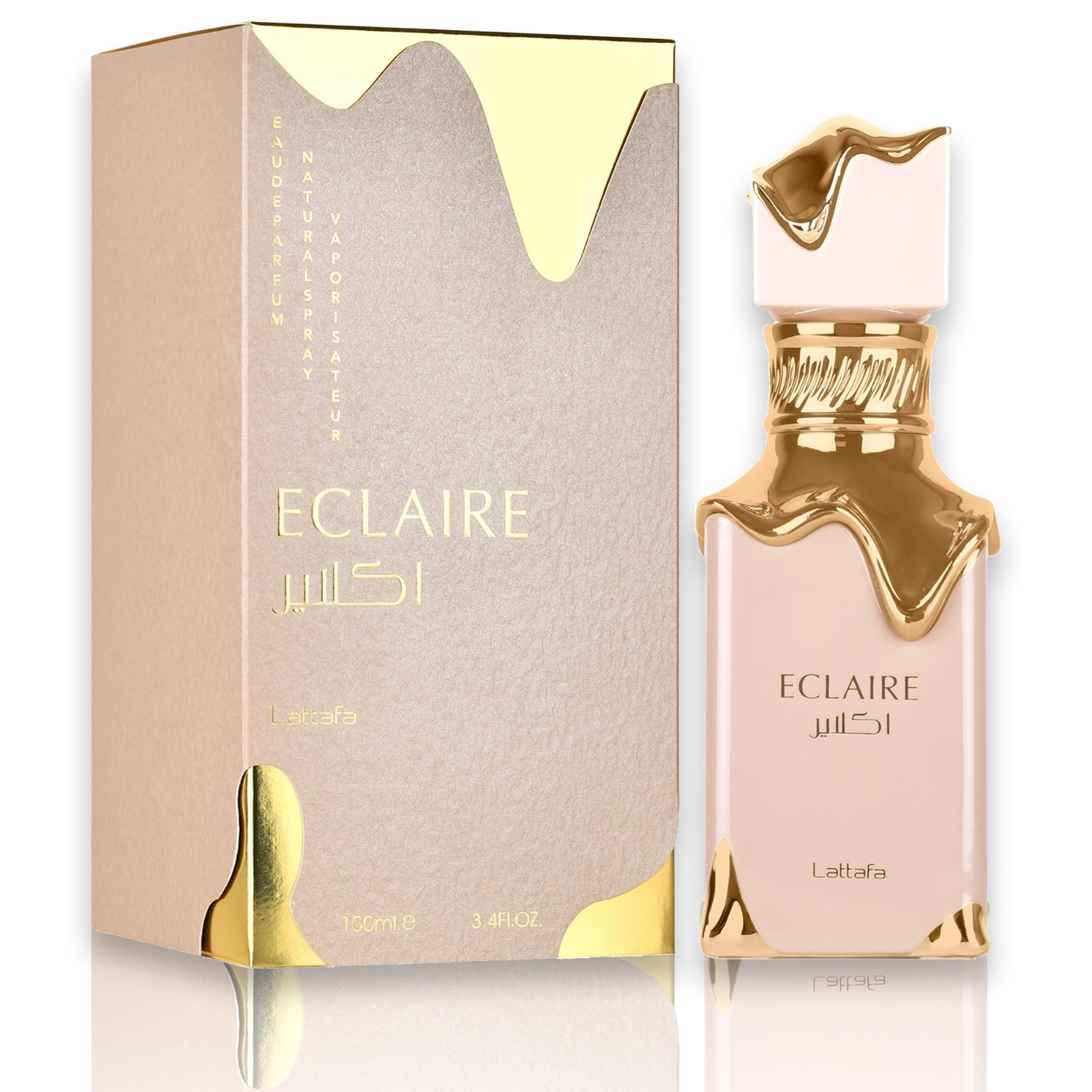 Lattafa Eclaire Eau de Parfum Pefume for Women 3.4 fl oz (100 ml)