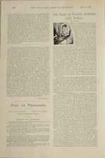 1897 Aufdruck Marine & Armee Redaktion Doppel Hose & Kessel Reinigung