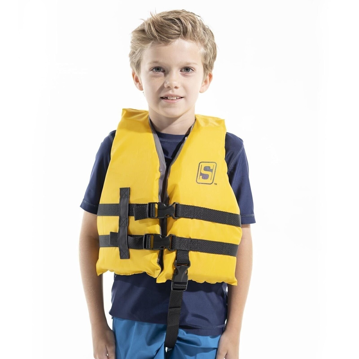 Seachoice General Purpose Life Vest, Child, Yellow, USCG/TC