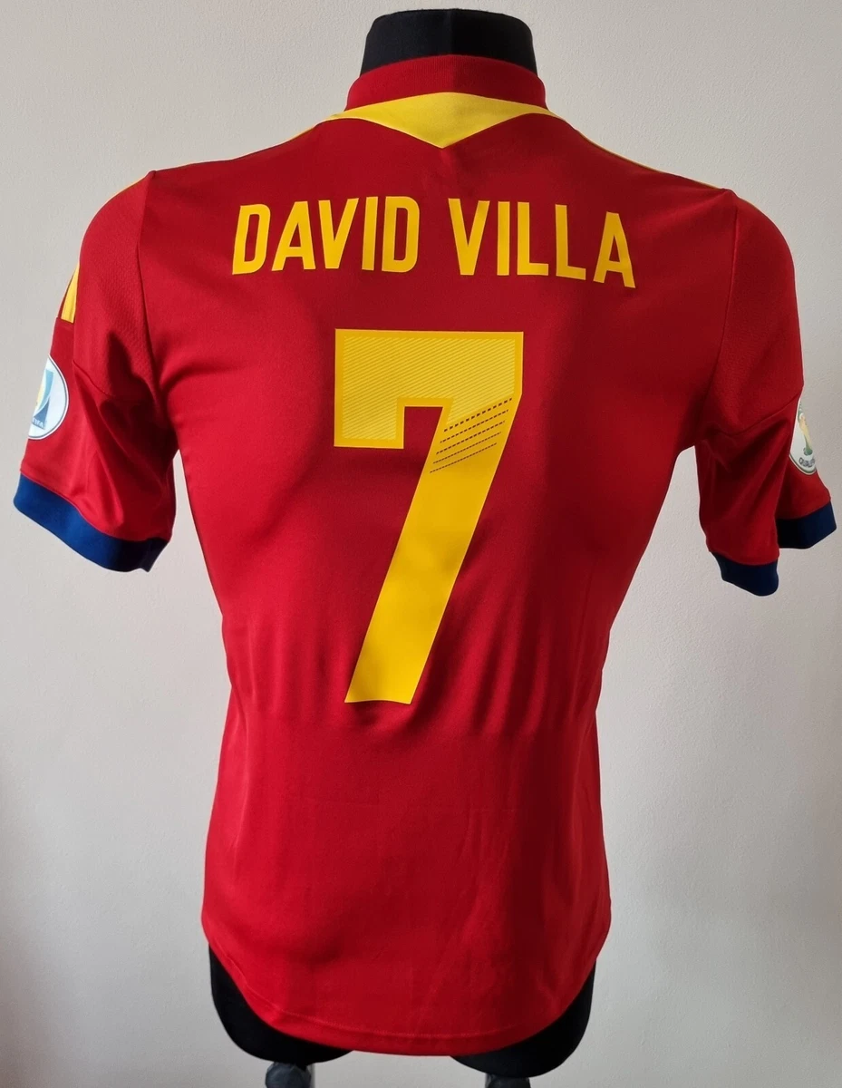 David Villa Spain National Team Soccer Fan Apparel & Souvenirs for