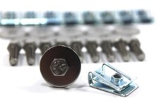 BMW E90 E91 E92 Engine Under Tray Shield 17x Clips & Stainless Bolts 3 Series