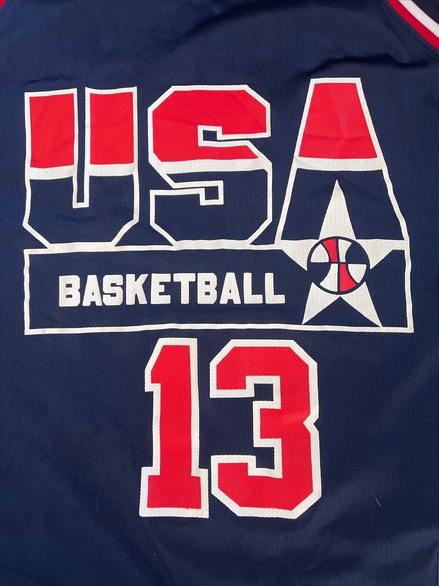 USA O'NEAL 13 ユニフォーム 44 ドリームチーム2　ユニフォーム SHAQUILLE O'NEAL Champion USA BASKETBALL Dream Team 2 Jersey