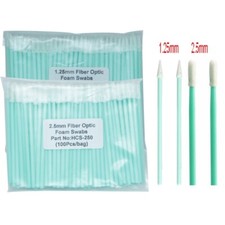 200pcs Industrial Cleanroom Fiber Cleaning Stick Sponge Tip Cleaning Swab Stick