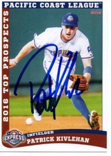 Patrick Kivlehan 2016 Round Rock Express PCL Top Prospects Signed Card
