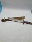 Engraved Gaucho Knife With Sheath Tramontinox Brazil