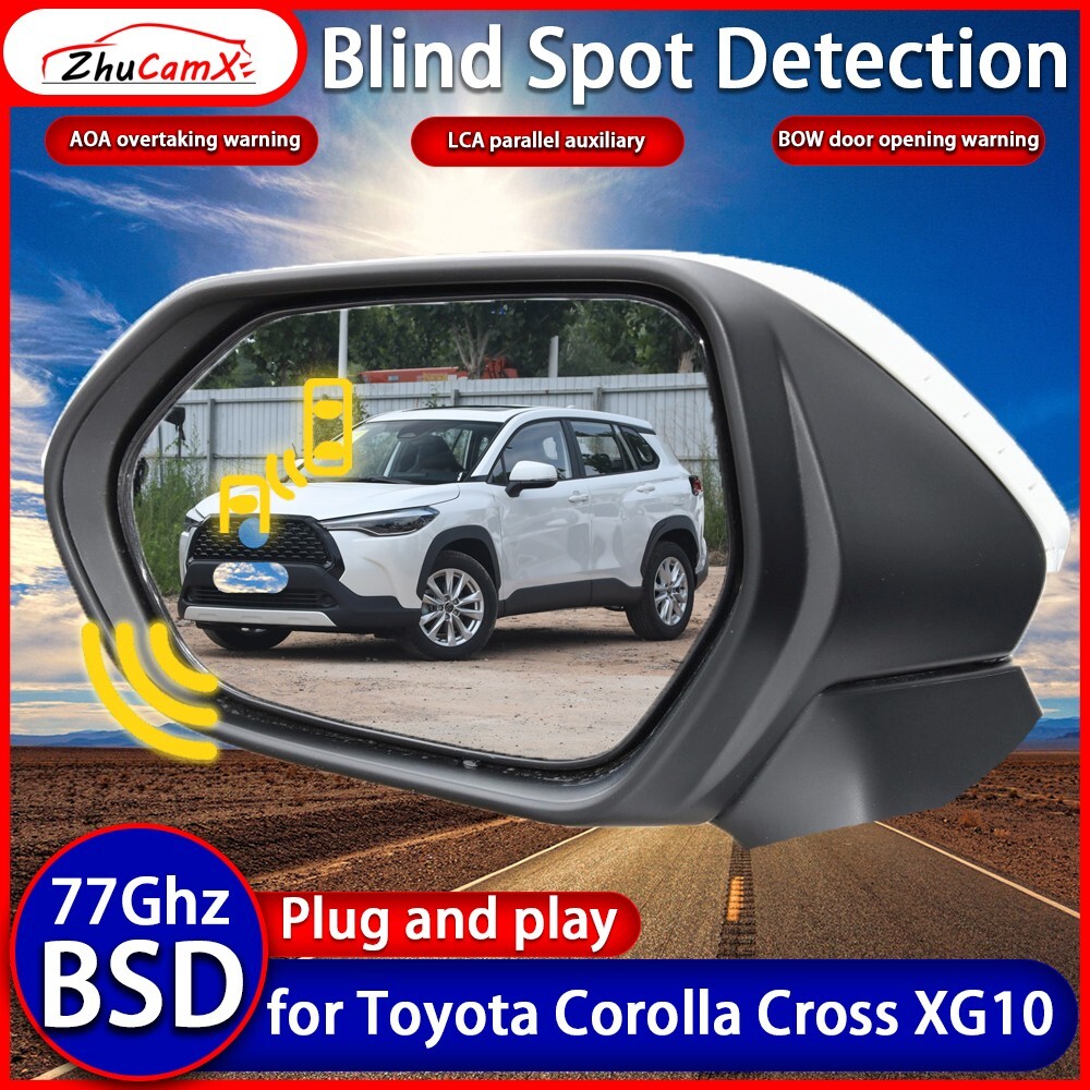 Rear Cross Traffic Alert RCTA Blind Spot Monitor BSM for Toyota