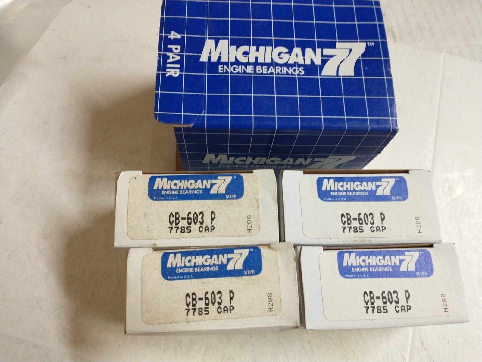 Set of 4 Michigan 77 CB603P Standard Engine Bearings 197880 Ford 98