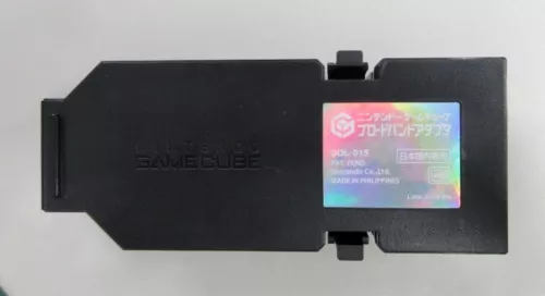 Gamecube Broadband Internet Adapter Black DOL-015 Official Nintendo