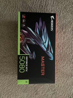 GIGABYTE AORUS RTX  5080 MASTER 16G GDDR7 PCI Express 5.0 Video Card - PRE-SALE