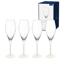 Villeroy & Boch Champagnerglas Manufacture Rock Blanc 4-Teilig