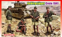 Gebirgsjagers Crete 1941 1:3 5 Figure Kunststoff Modell Kit Dragon Models