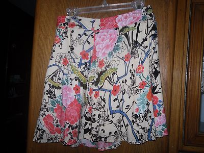 Buy Online New Vintage Womens High Waist Floral Print Mini A Line Skirt Flared Skater Dress