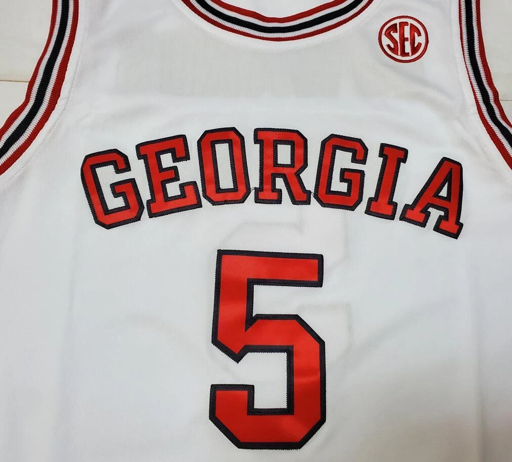 Men Anthony Edwards Georgia #5 Jersey