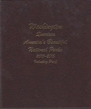 US National Parks Quarters Dansco Coin Album w/ Proofs, 2010-2015 Model 8146