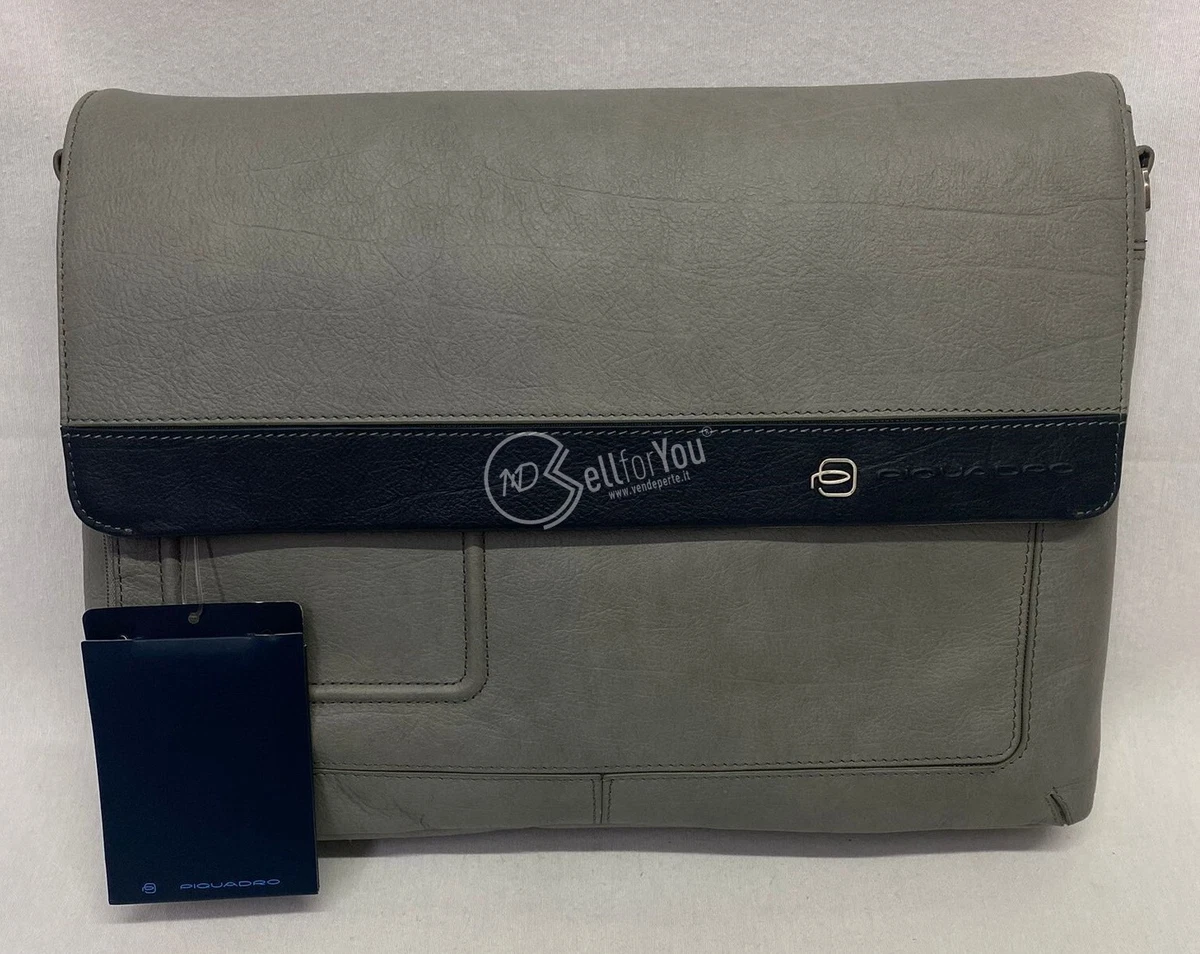 Leisofter Borsa a tracolla da uomo, borsa a tracolla da lavoro, da uomo, elegante valigetta per ufficio/viaggio/università, in nylon, impermeabile, tasca sul petto, business