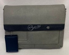 Borsa tracolla cartella da lavoro uomo marca Piquadro HM 2874 in pelle grigio