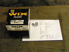 NEW OIL FILTER SET OF 1 - WIX PART#51271 - CARTRIDGE TYPE