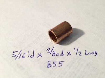 1 Oilite Bronze Bushing 1//8 id x 1//4 od x 3//8 Length Sleeve Bearing Spacer-New
