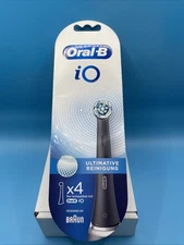 4 Pack Oral-B iO Series Ultimate/Gentle Clean Toothbrush Replacement Brush Heads