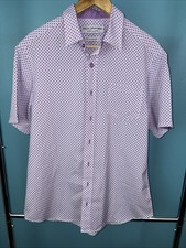 Nick Graham Everywhere Geometric Men's Short Sleeve Medium Button Up Shirt