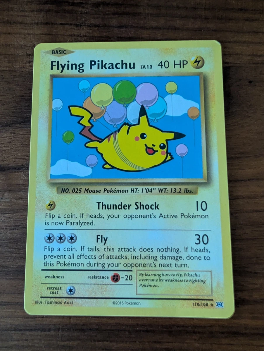 Pikachu Pokémon TCG Evolutions Secret Rare Individual Collectible