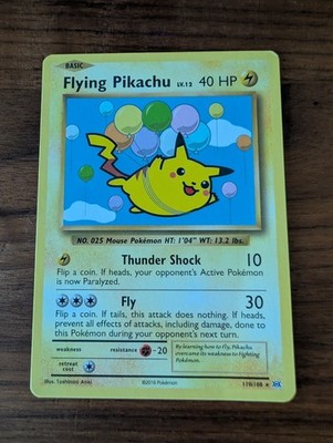 Pokemon TCG 2016 XY Evolutions Flying Pikachu 110/108