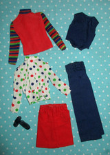 1973 VTG 70s Barbie Get Ups N Go GUNG United Airlines 7703 TNT Quick Curl