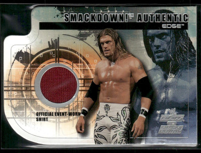 2002 Fleer WWE Raw vs. SmackDown SmackDown Authentic #NNO Edge/Shirt NM