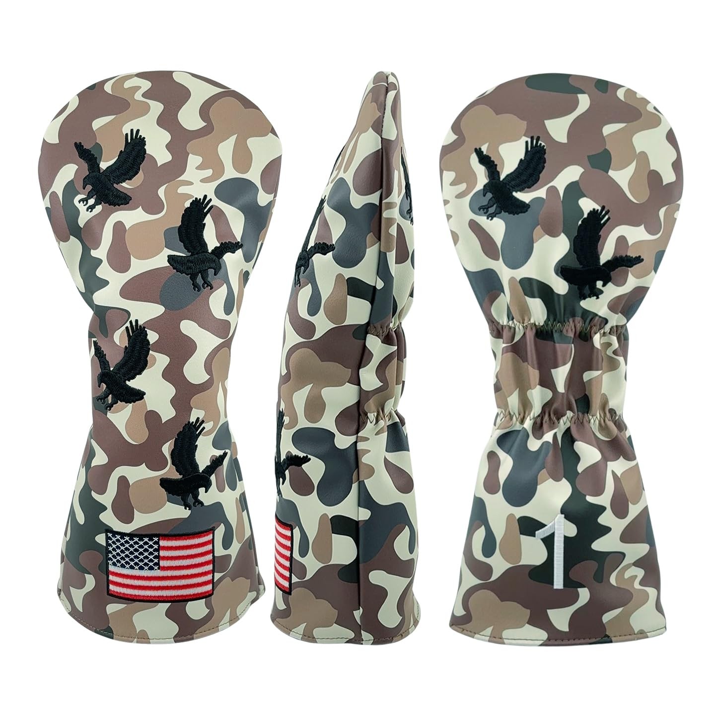 Headcover &ndash; Camo Driver Headcover &ndash; Golf Driver Head