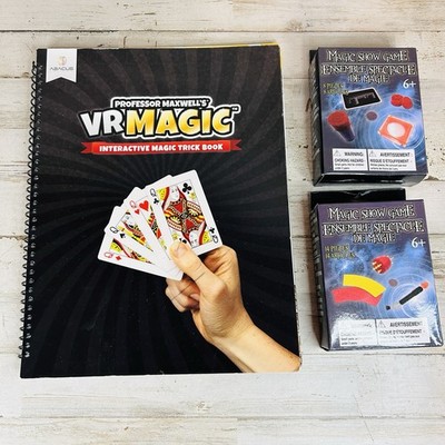 Professor Maxwell s VR Magic Trick Book & 2 Unopened Magic Game Show Kits