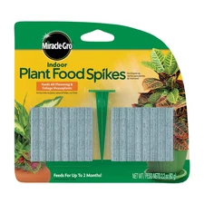 Miracle-Gro Indoor Plant Food 48-Spikes Fertilizer Spikes -New