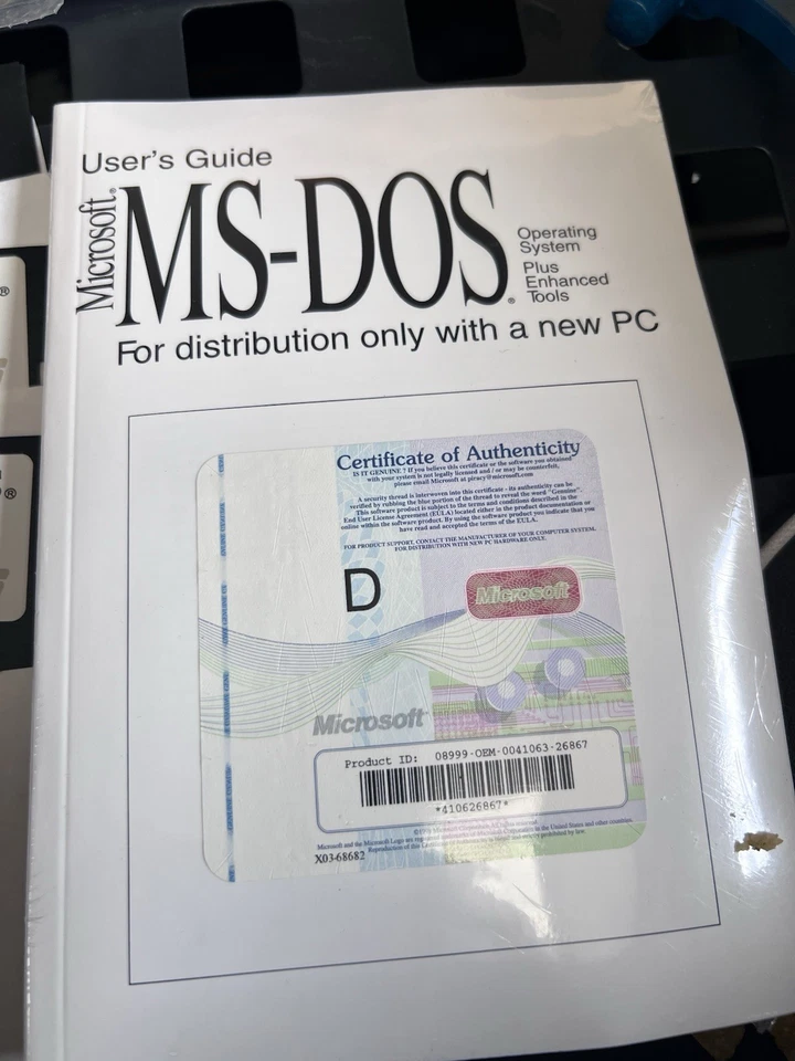 Lot Genuine: Microsoft New & Used. MS DOS - Image 4 of 4