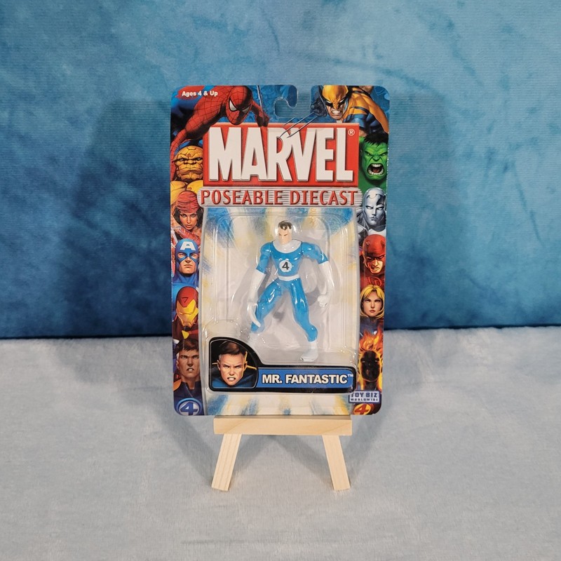 2005 Marvel Poseable Diecast Mr. Fantastic Toy Biz Sealed