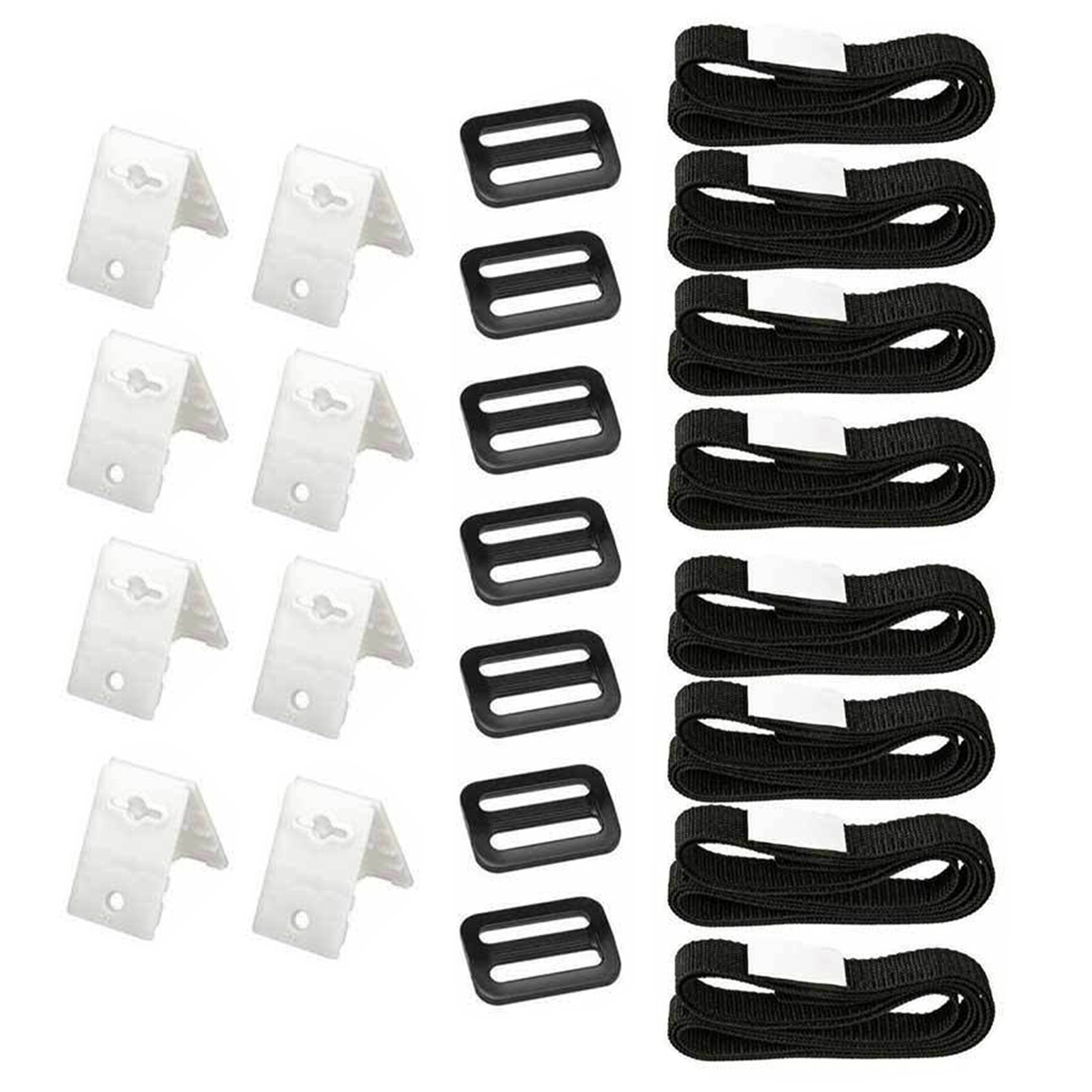 Solar Cover Reel Attachment Kit Straps Blanket for In-Ground Swimming Pool