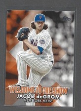 2022 Topps Jacob DeGrom Welcome To The Show #WTTS-35 NY Mets Baseball Card