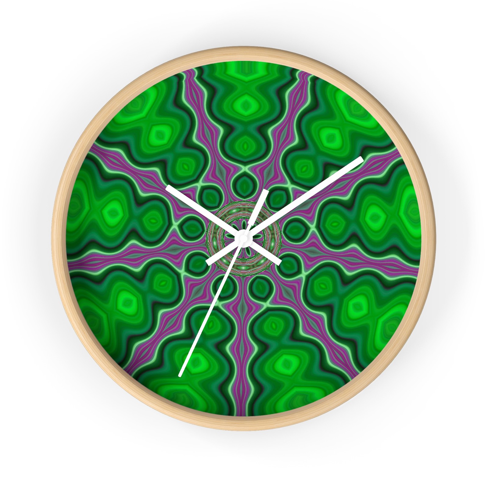 Adobe Art Kaleidoscope Wall Clock