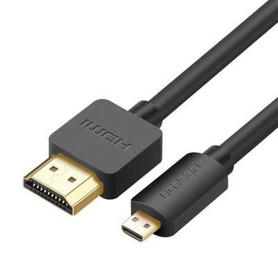 HDMI auf Micro HDMI Kabel 1,5m (HDMI 2.0 4K@60Hz) Schwarz HD127 UGREEN