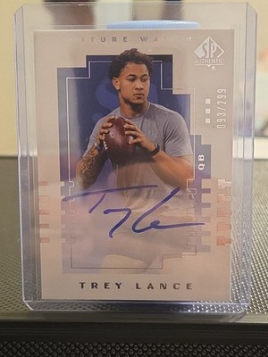 2021 SP Authentic TREY LANCE Future Watch On Card AUTO ROOKIE Card RC /299