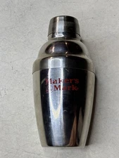 Makers Mark Bourbon Whisky Drink Mini Metal Cocktail Shaker Bar Barware Maker’s