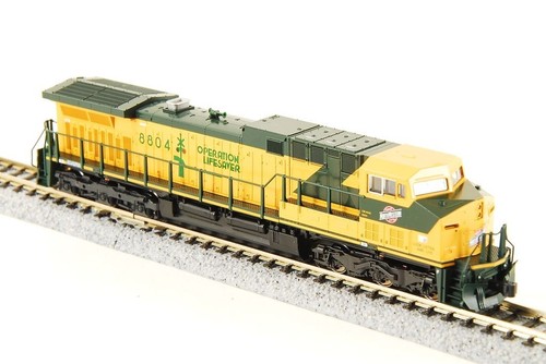 KATO N-Scale #176-7035 GE AC4400CW C&NW #8804 CHICAGO NOROESTE Hecho en Japón | Condition: Used
