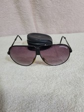 VINTAGE FERRARI AVIATOR STYLE FOLDING SUNGLASSES W / CASE
