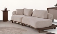 LuxuriöSes WeißEs Wohnzimmerset 3-Sitzer-Sofa Couchtisch Beistelltisch